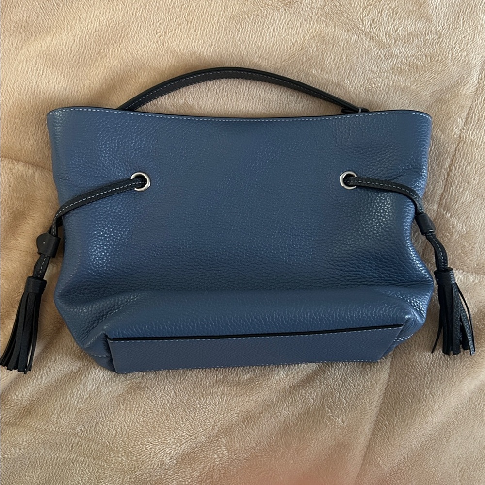 Coach small blue tote, like NEW - Picture 3 of 10